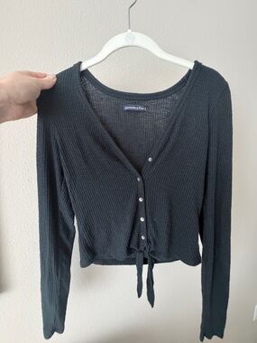 Abercrombie & Fitch Long Sleeve Knit Top